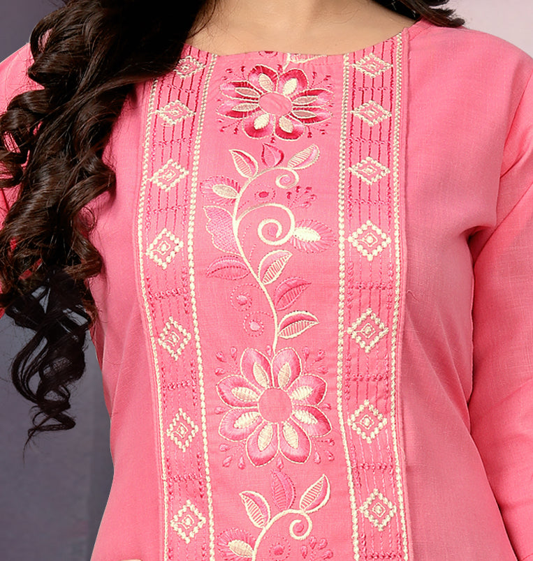 Women’s Trendy Plus Size Straight Kurti Pack of 2