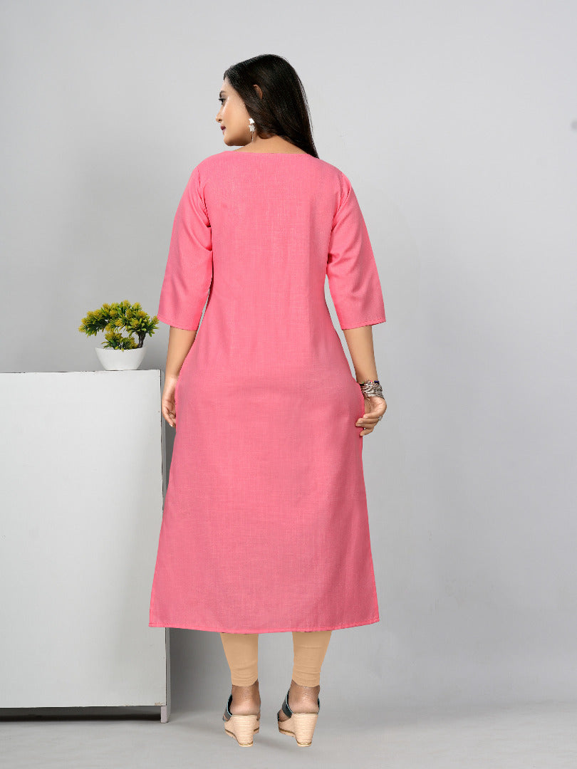 Women’s Embroidered Plus Size Kurti | Ethnic Wear