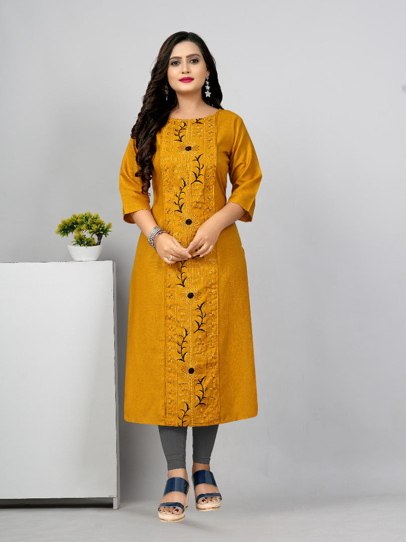 Women’s Embroidered Plus Size Kurti | Ethnic Wear