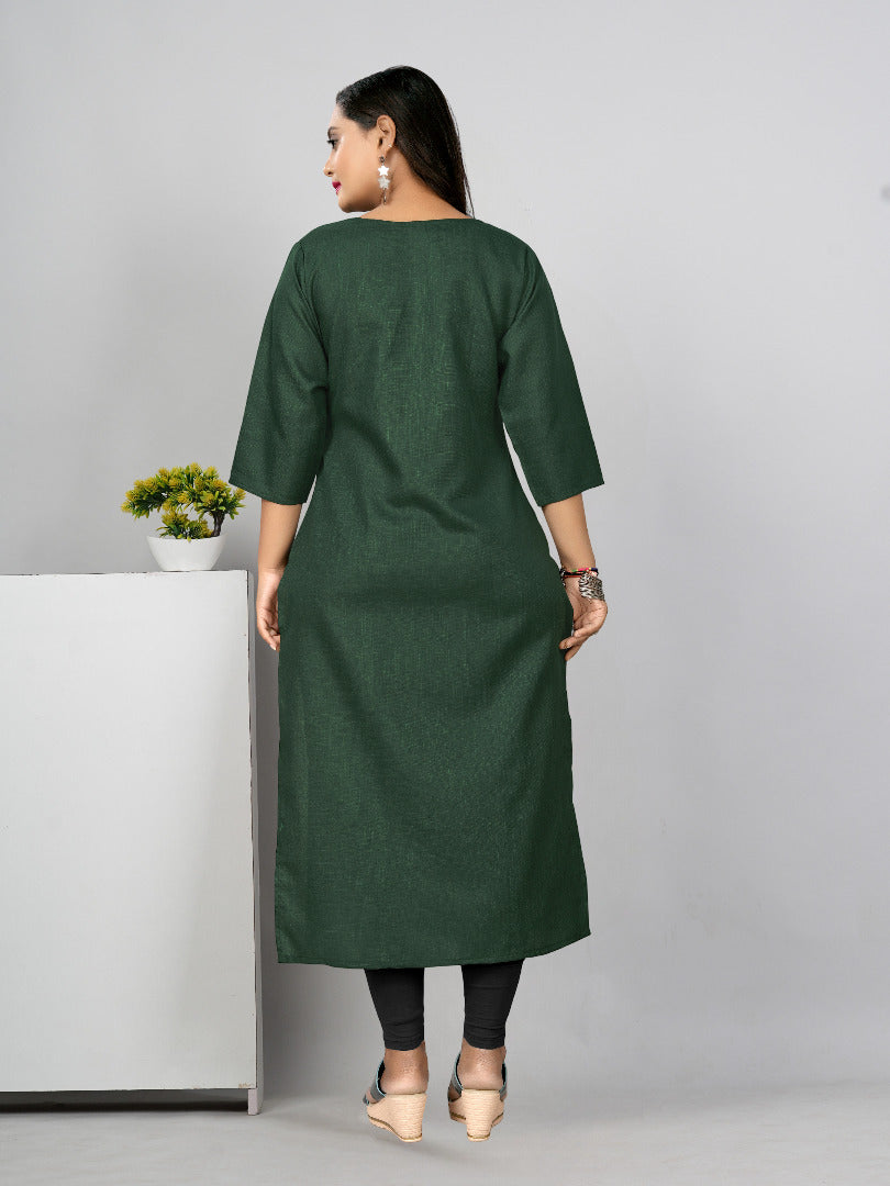 Women’s Embroidered Plus Size Kurti | Ethnic Wear
