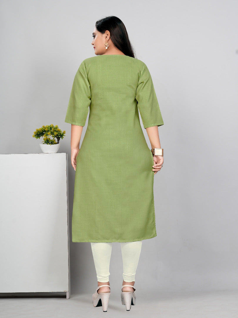 Women’s Embroidered Plus Size Kurti | Ethnic Wear
