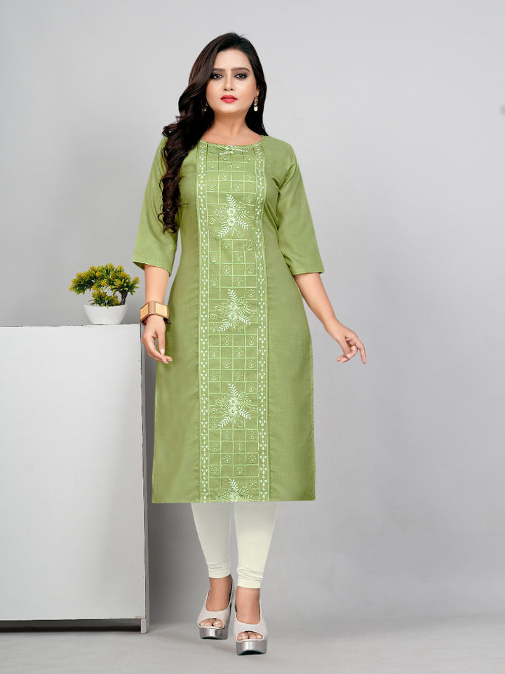 Women’s Embroidered Plus Size Kurti | Ethnic Wear