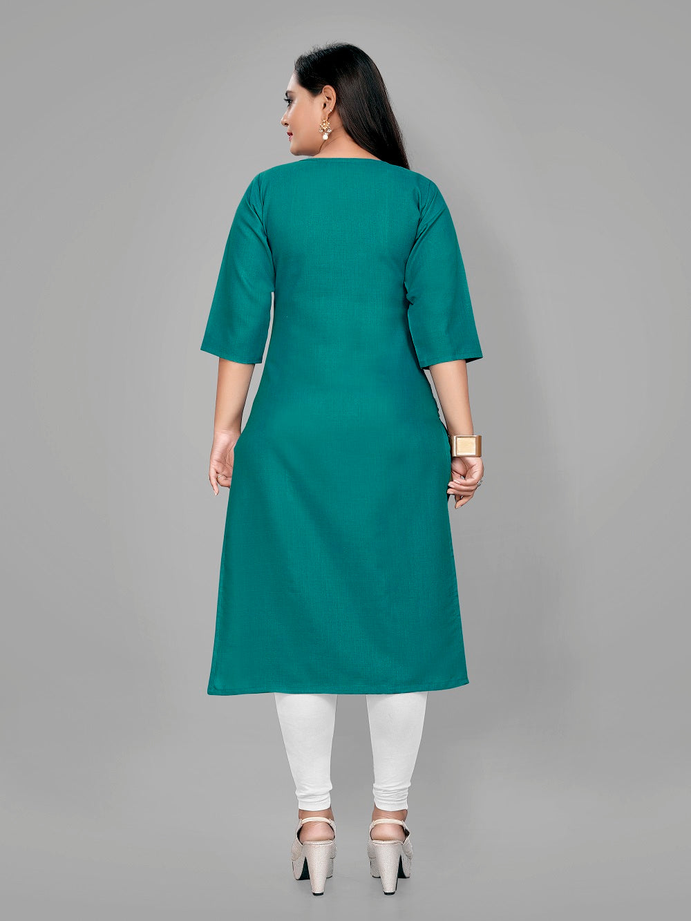 Women’s Trendy Plus Size Straight Kurti Pack of 2