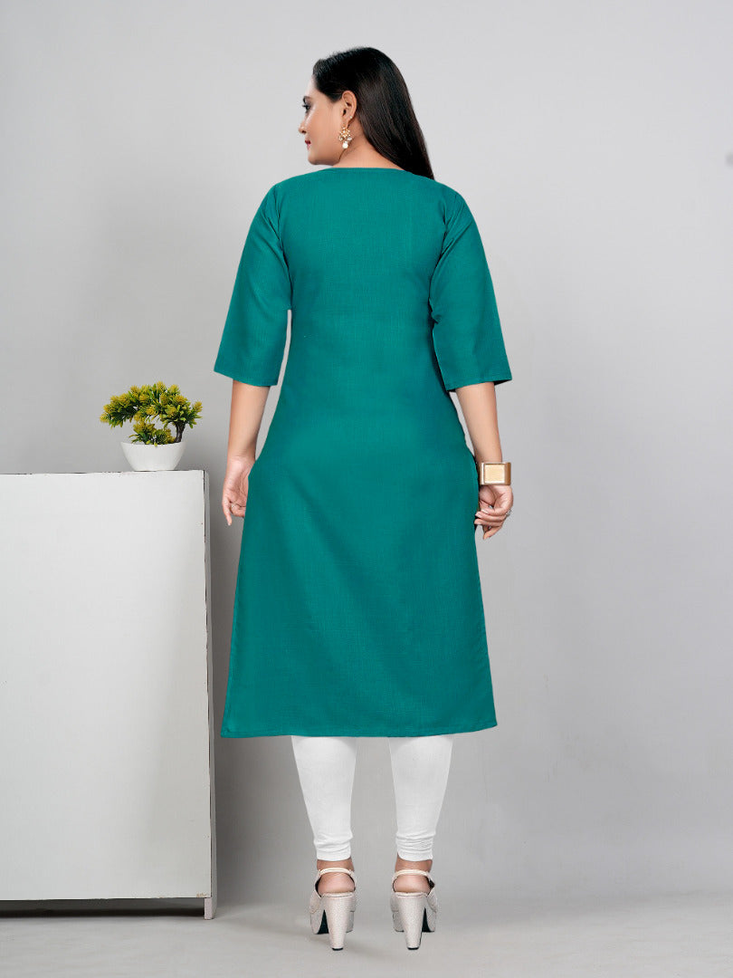 Women’s Embroidered Plus Size Kurti | Ethnic Wear