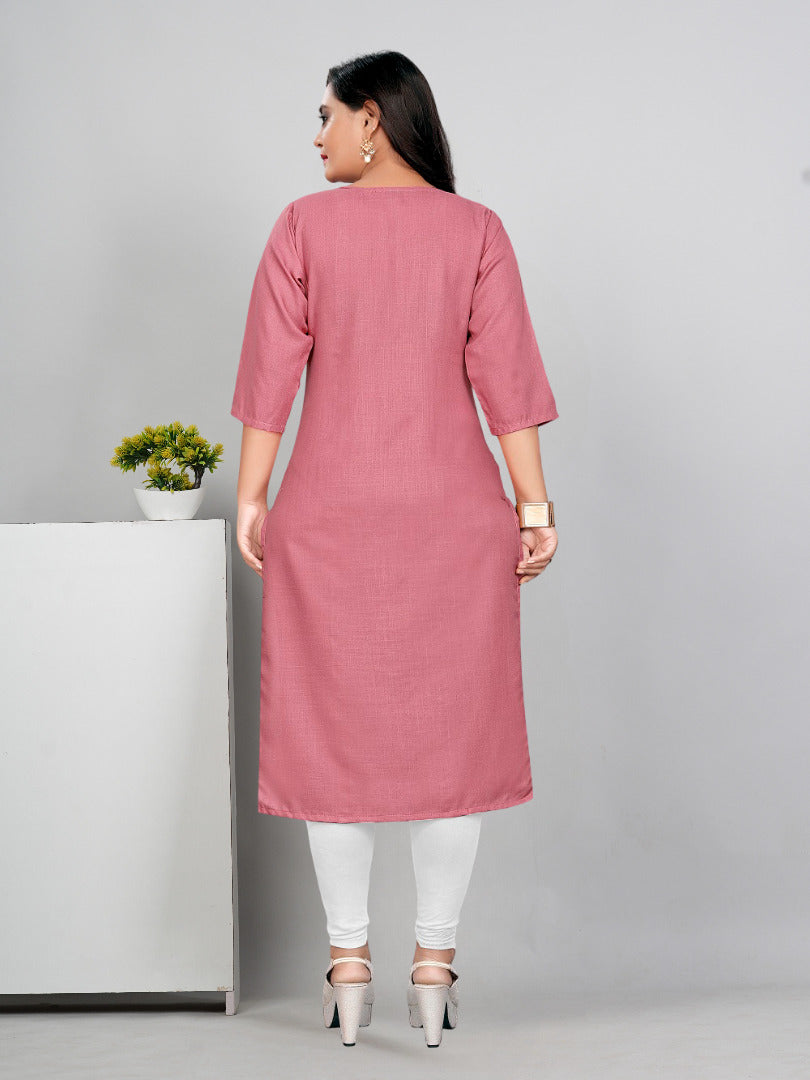 Women’s Embroidered Plus Size Kurti | Ethnic Wear