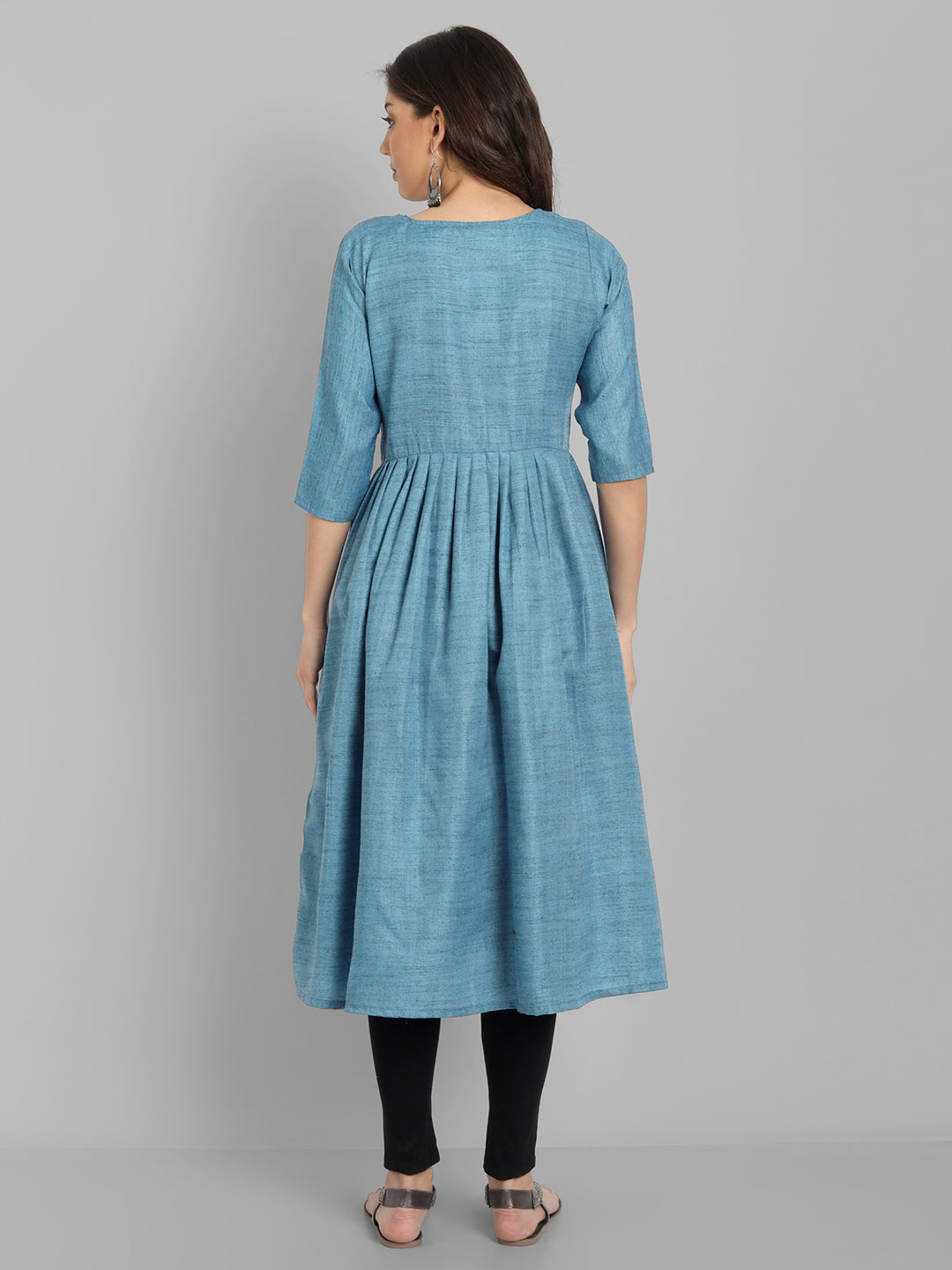Women’s Floral Embroidered Maternity Feeding Kurti | Cotton | M to 3XL