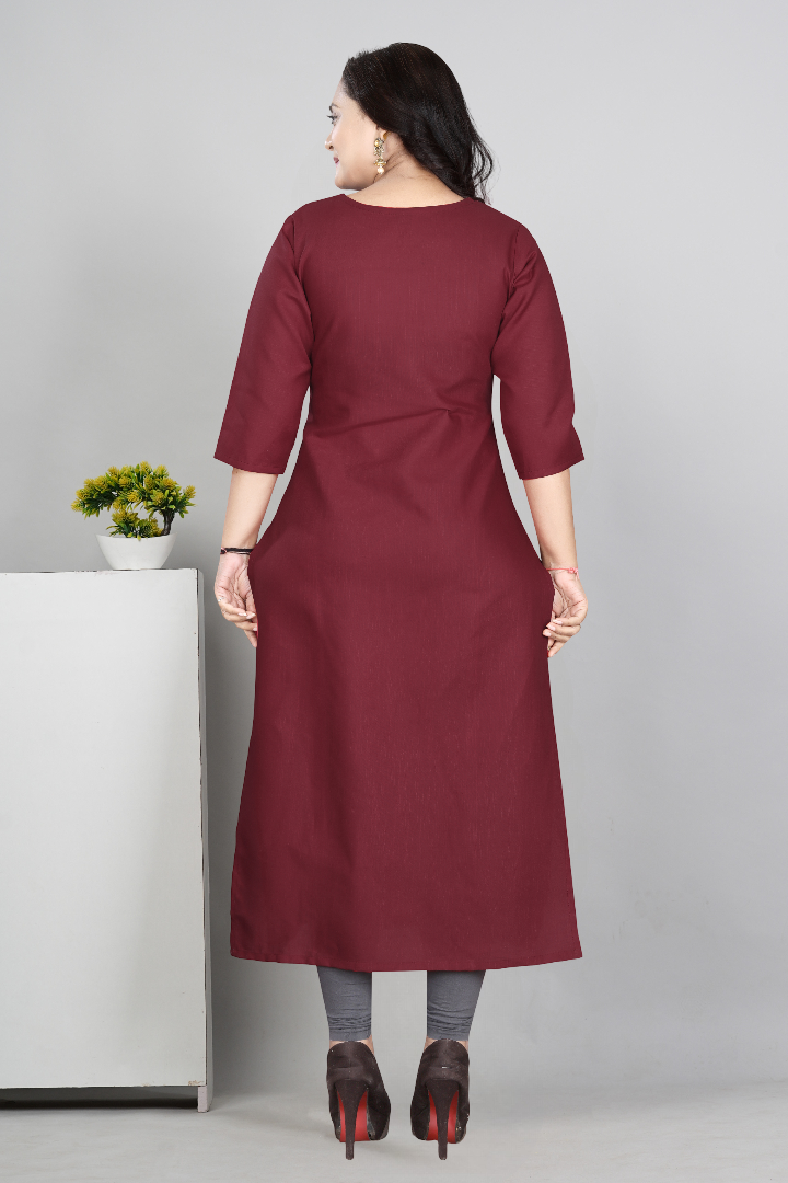 Women’s Printed Plus Size Kurti | Cotton Slub Ethnic Wear | M to 6XL