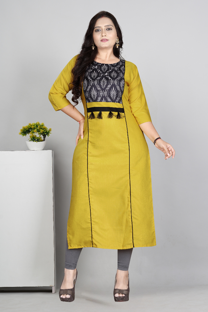 Women’s Printed Plus Size Kurti | Cotton Slub Ethnic Wear | M to 6XL