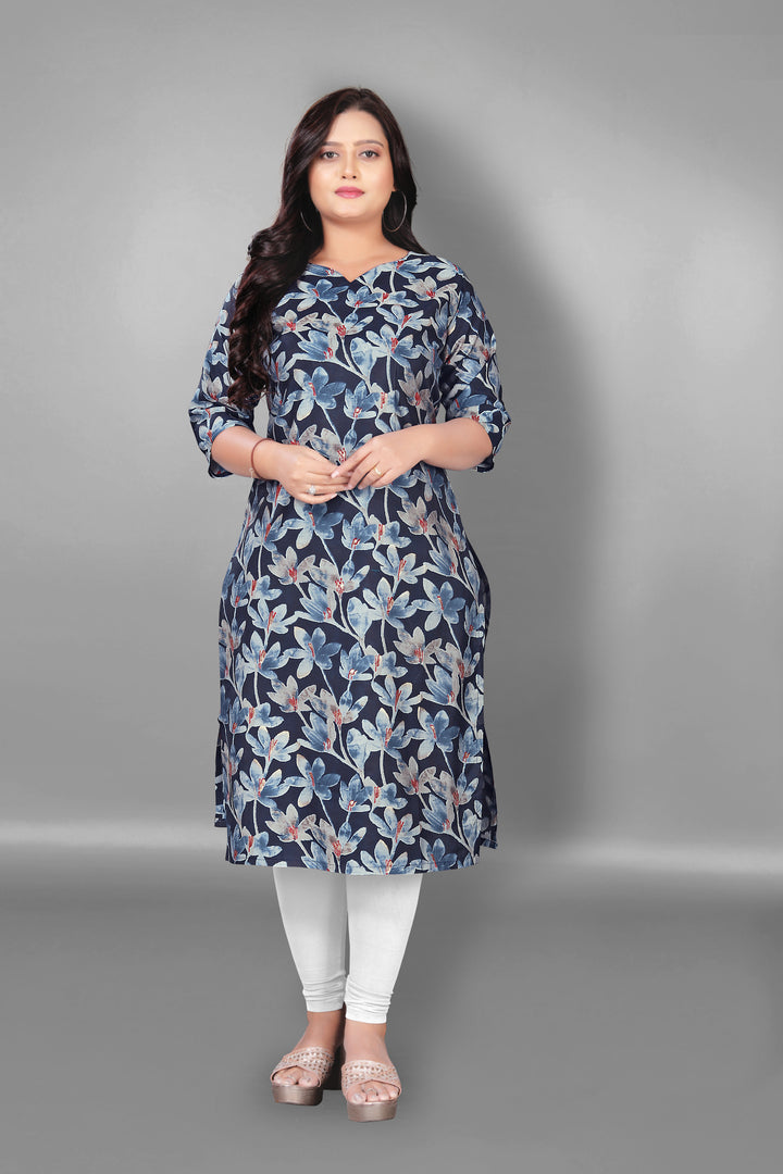 Women’s Casual Printed Cotton Kurti | Ethnic Wear